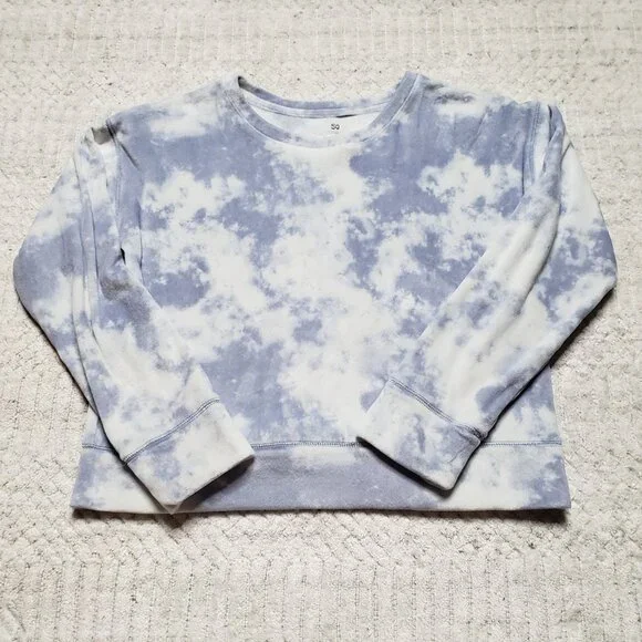 SO Cozy Tie‑Dye Crewneck Sweatshirt – Women's XL (14/16) - Picture 2 of 9
